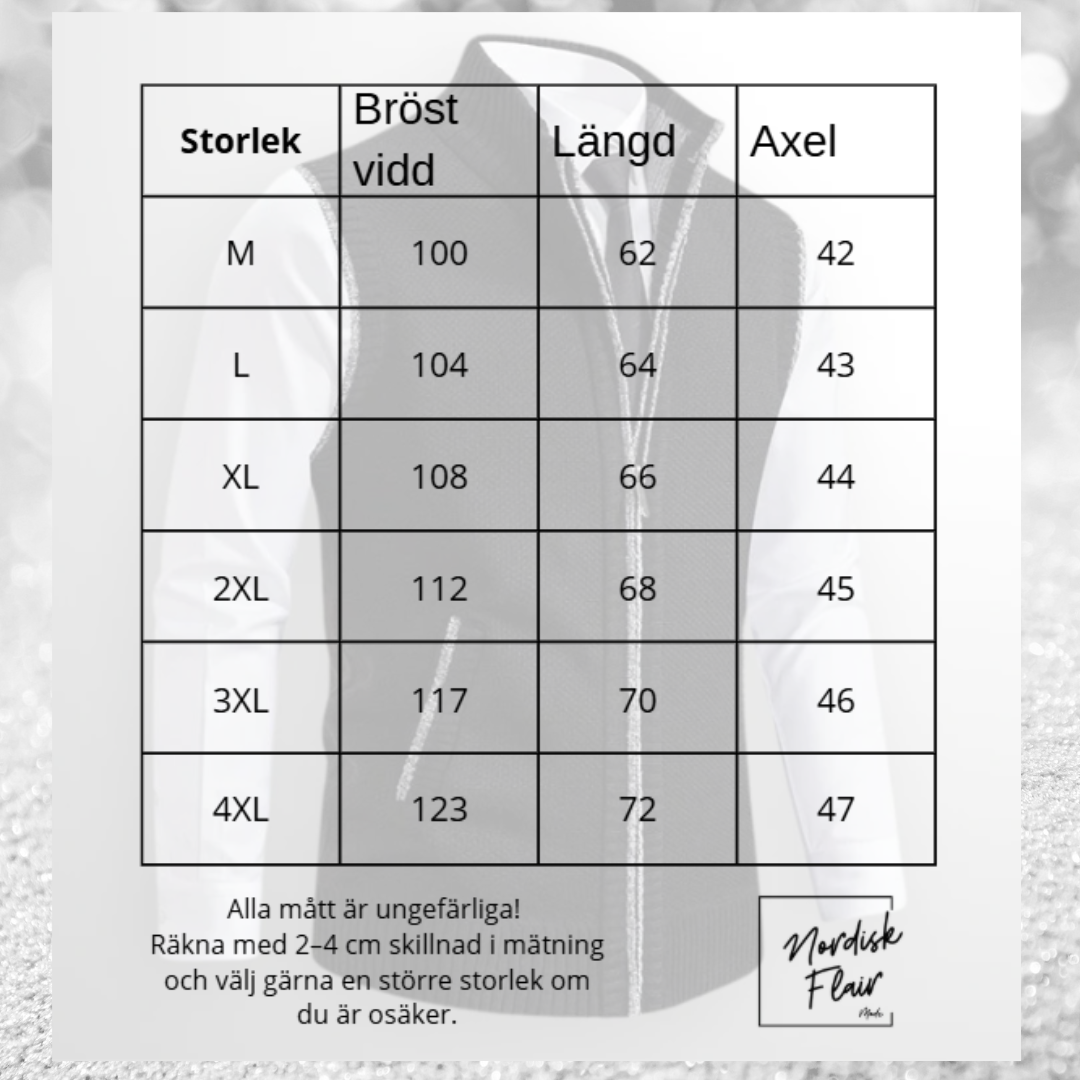 Pete™ | Ärmlöst stickat västplagg