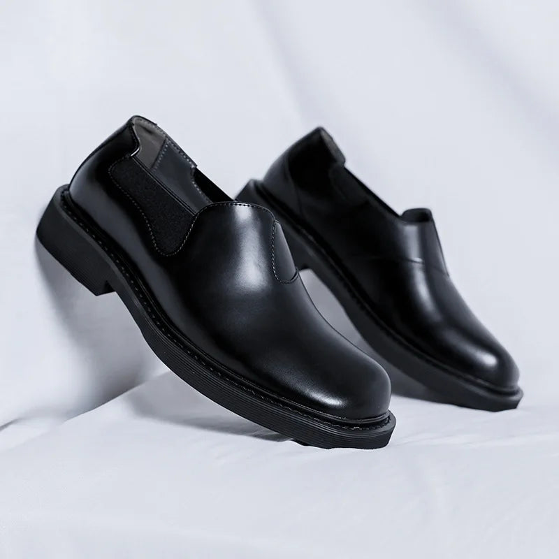 Yoshi™ | Svarta bekväma loafers i läder