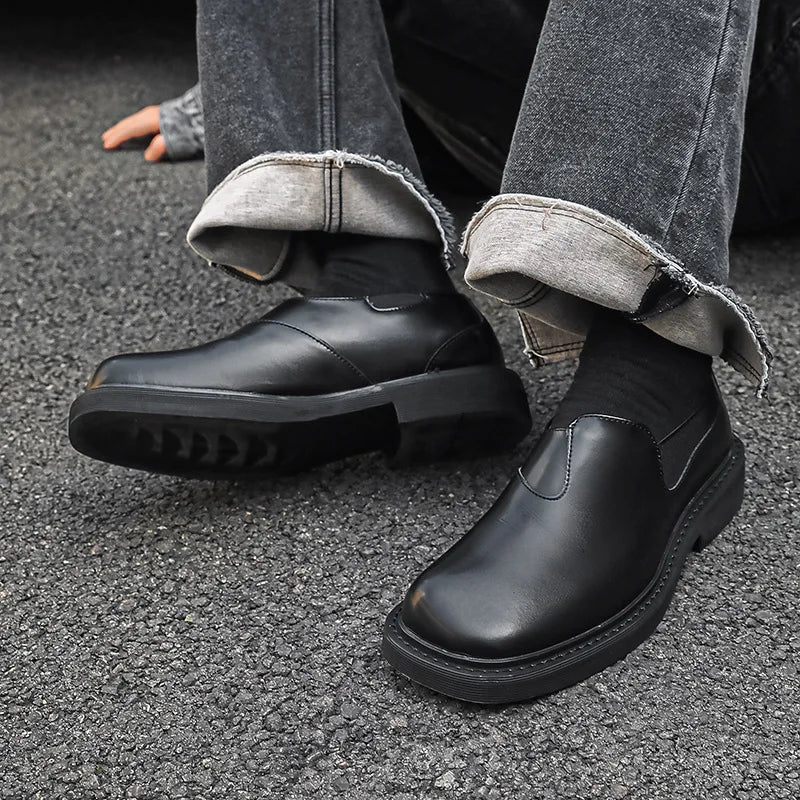 Yoshi™ | Svarta bekväma loafers i läder