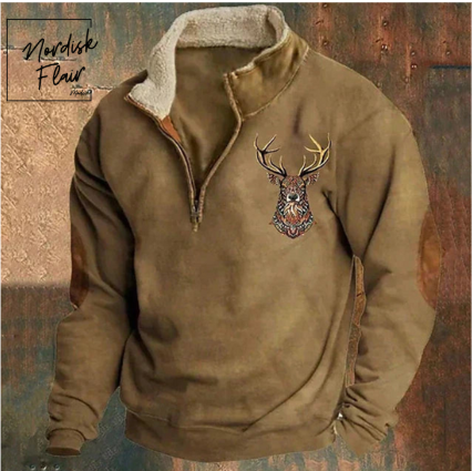 Christos™ | Tröja med hjortdetalj