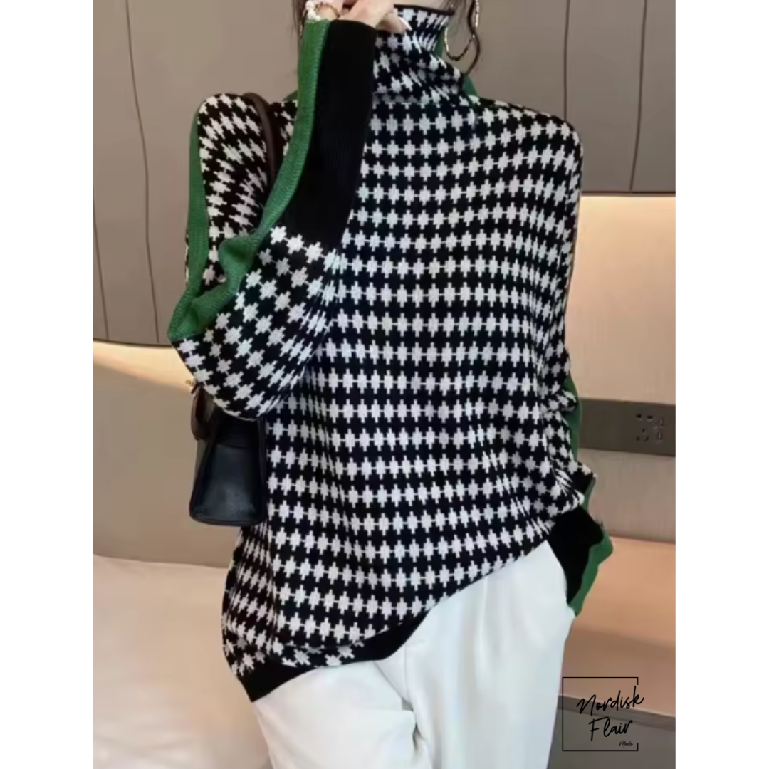 Cindy™ | Polotröja med iögonfallande mönster