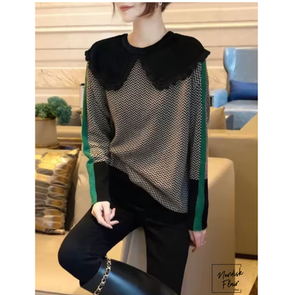 Cindy™ | Polotröja med iögonfallande mönster