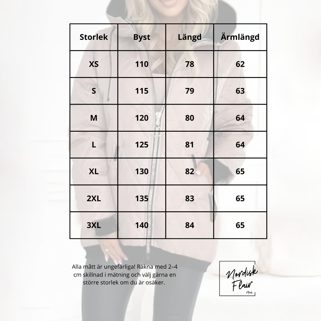 Hanna™ | Thermojacka med premiumquiltning och hög krage