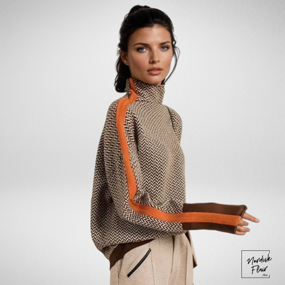 Cindy™ | Polotröja med iögonfallande mönster