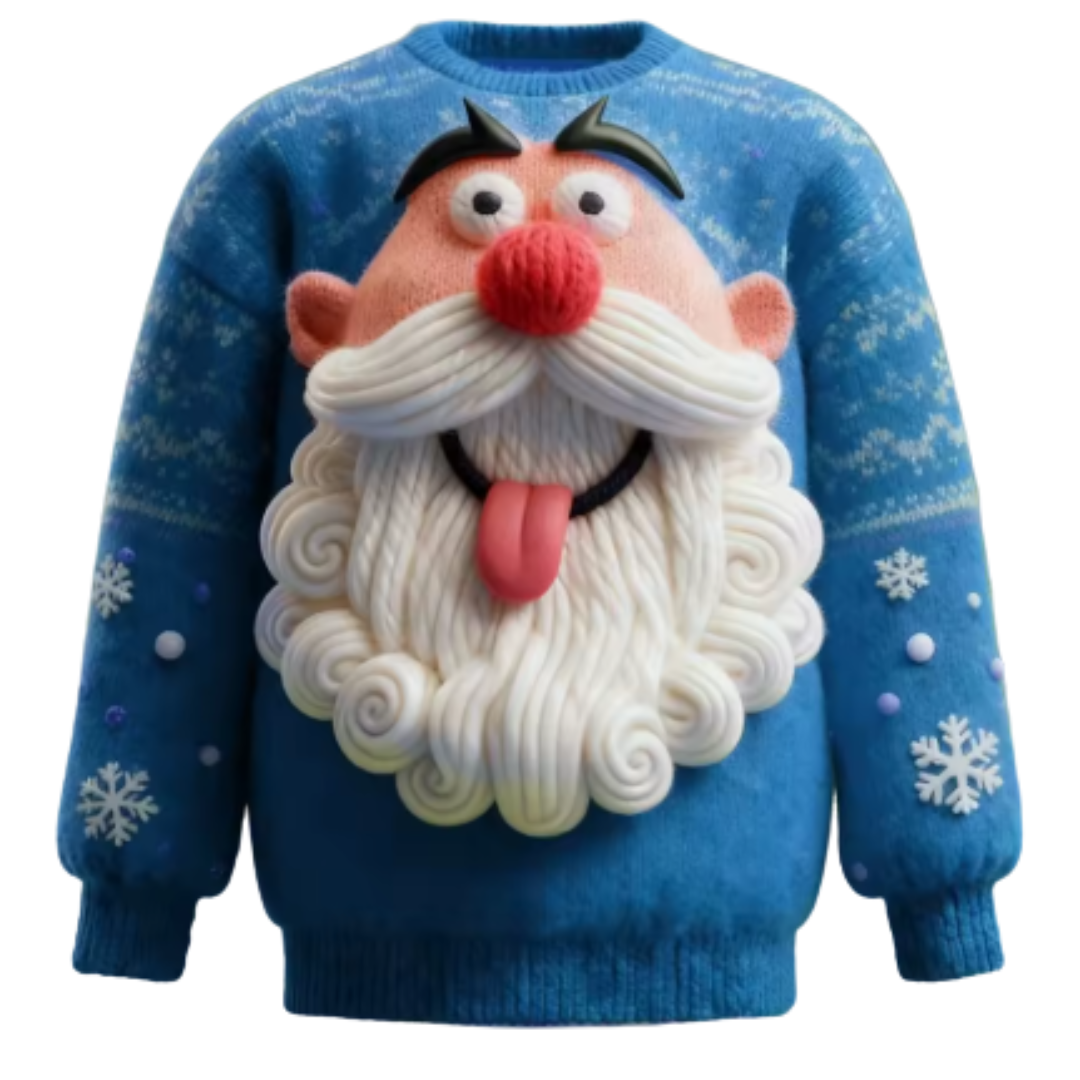 Jultröjor med jultomte, grafiskt 3D-tryck, höstmode. Sweatshirts med rund hals och hoodies för herr och dam.