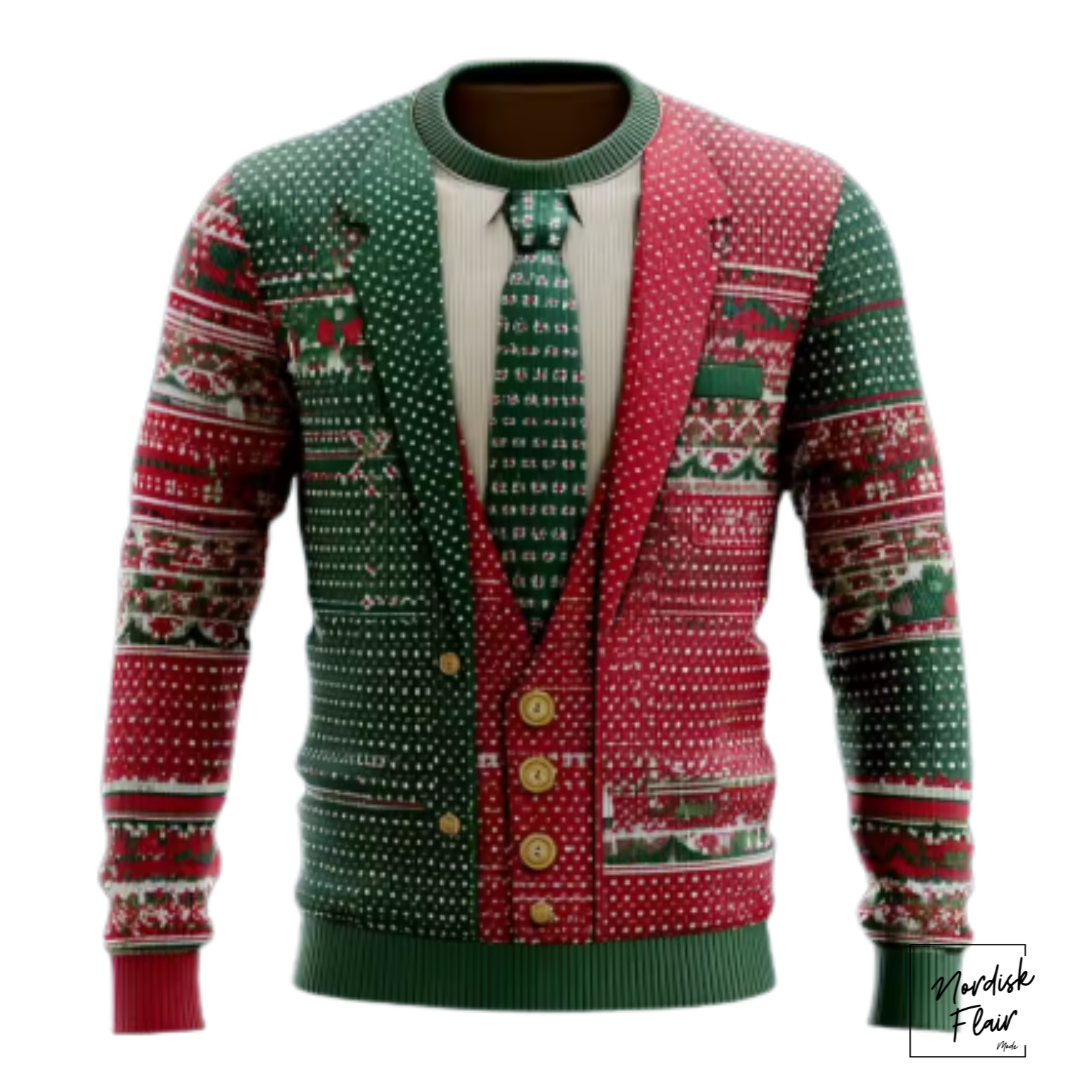 Jultröjor med jultomte, grafiskt 3D-tryck, höstmode. Sweatshirts med rund hals och hoodies för herr och dam.