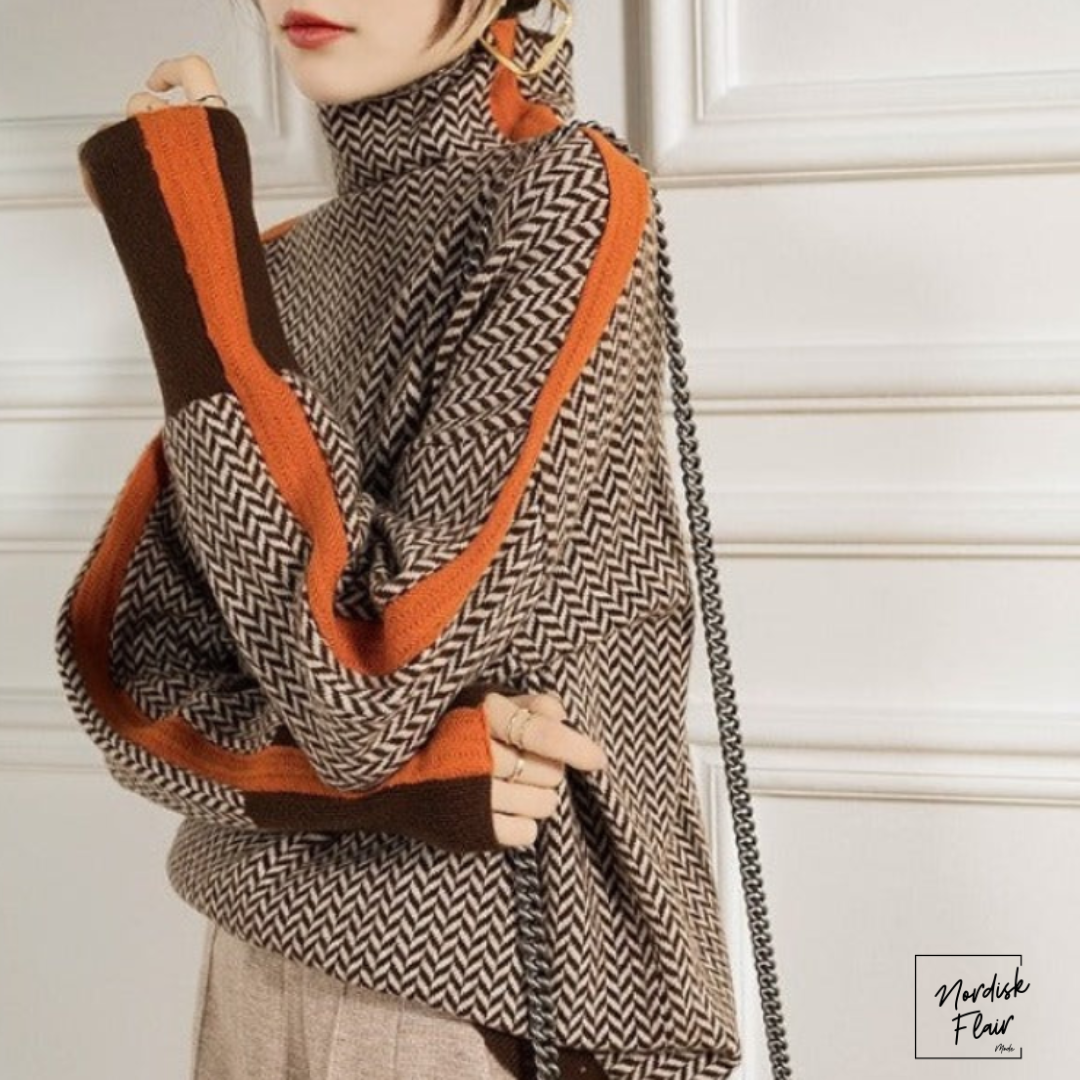 Cindy™ | Polotröja med iögonfallande mönster