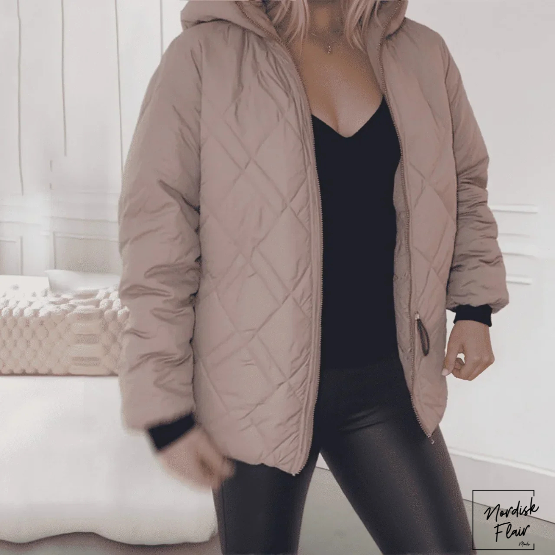 Hanna™ | Thermojacka med premiumquiltning och hög krage