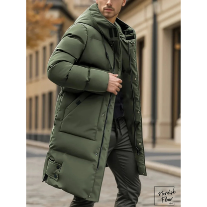 Leo™ |Herrjacka med huva; vindtät och varm