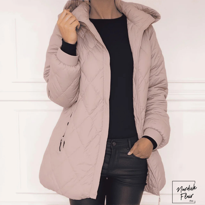 Hanna™ | Thermojacka med premiumquiltning och hög krage