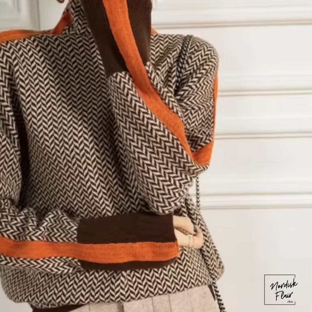 Cindy™ | Polotröja med iögonfallande mönster