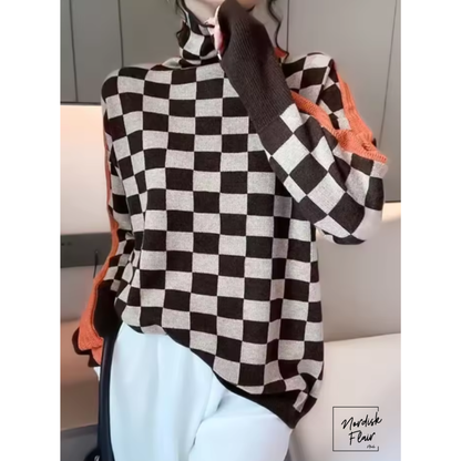 Cindy™ | Polotröja med iögonfallande mönster