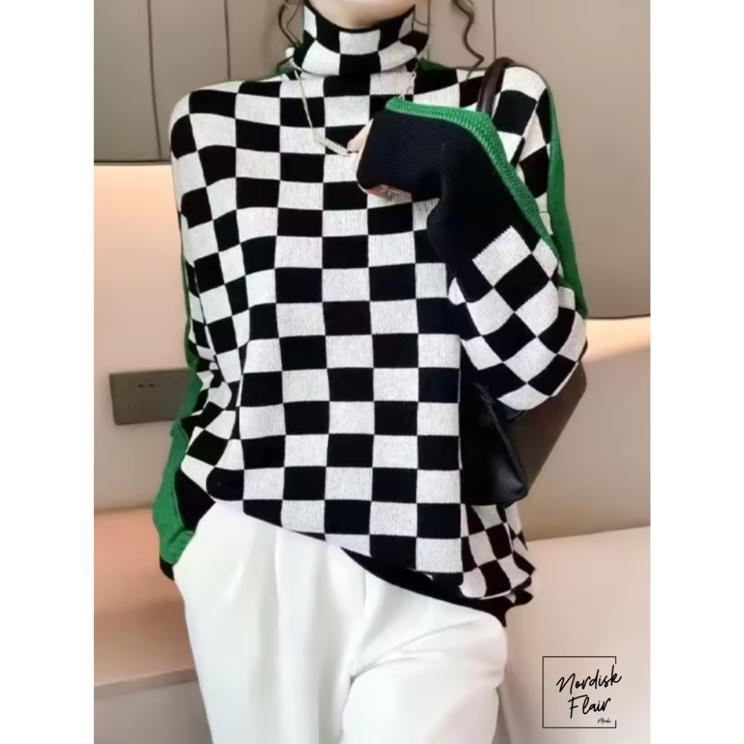 Cindy™ | Polotröja med iögonfallande mönster