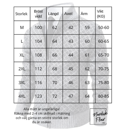 Martin™ | Premium herrväst med dragkedja i följsamt material
