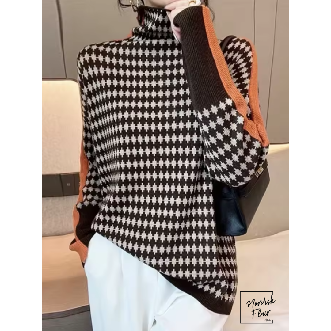 Cindy™ | Polotröja med iögonfallande mönster