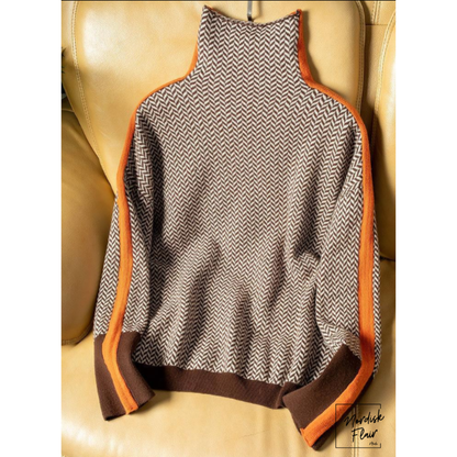 Cindy™ | Polotröja med iögonfallande mönster