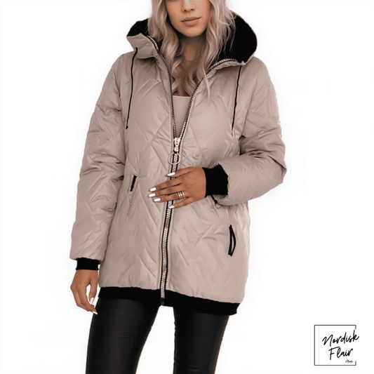 Hanna™ | Thermojacka med premiumquiltning och hög krage