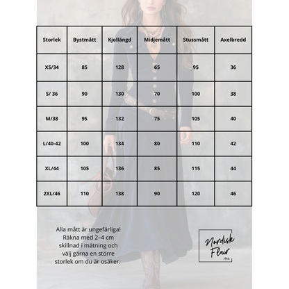 Kimberly™| Maxiklänning i mockaimitation (med bälte)