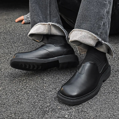 Yoshi™ | Svarta bekväma loafers i läder