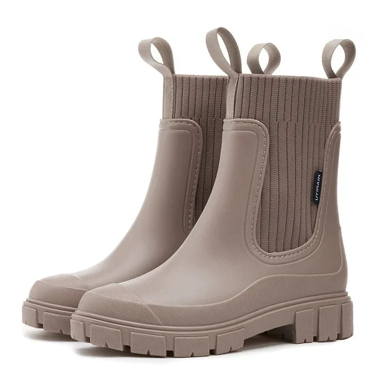 Tina™ Luxe Regn Boots | vattentäta boots i halvhöjd