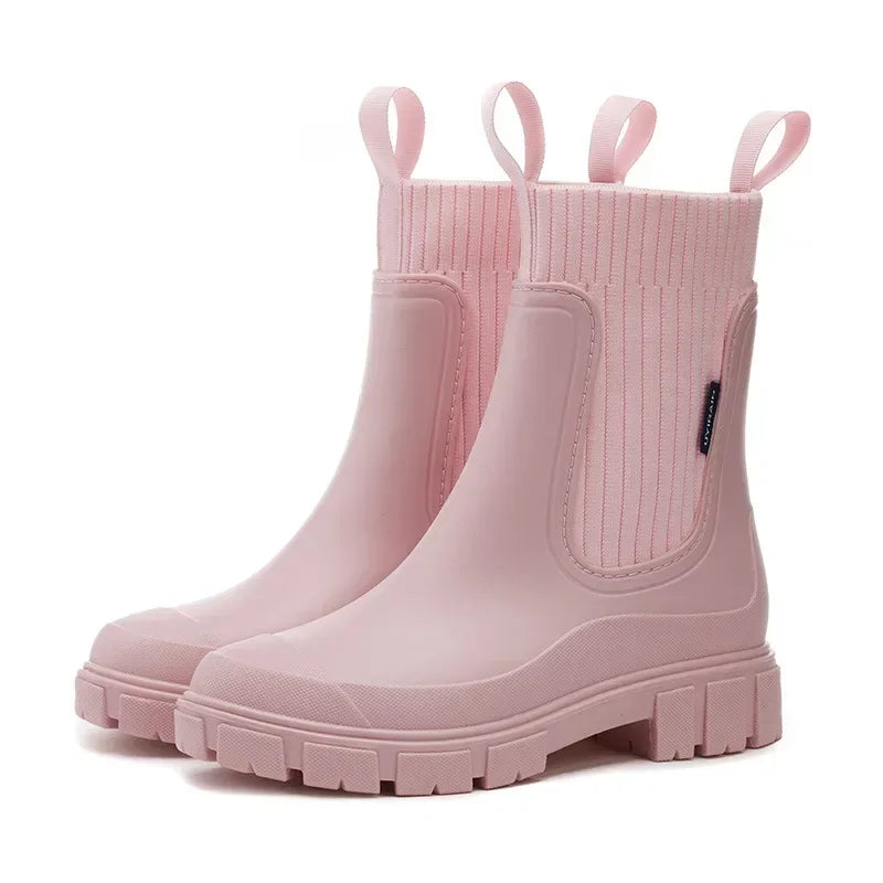 Tina™ Luxe Regn Boots | vattentäta boots i halvhöjd