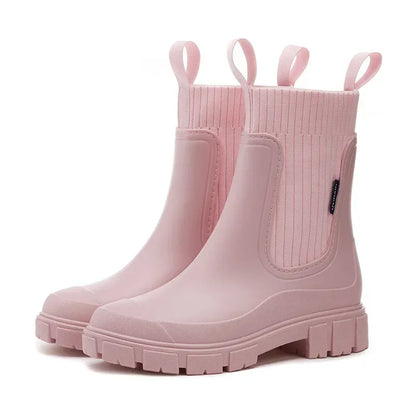 Tina™ Luxe Regn Boots | vattentäta boots i halvhöjd