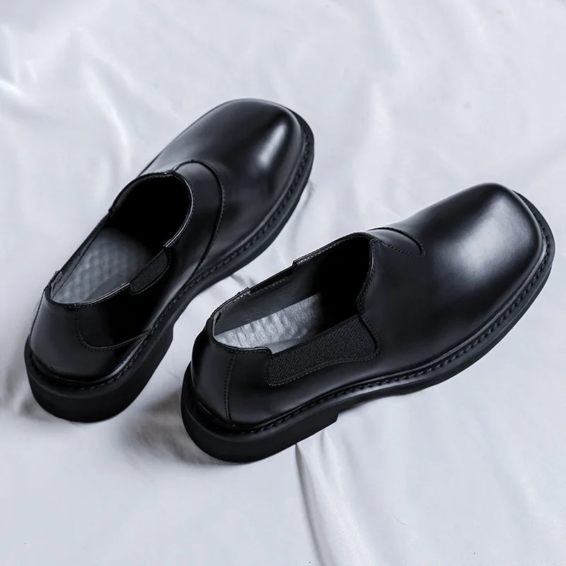 Yoshi™ | Svarta bekväma loafers i läder