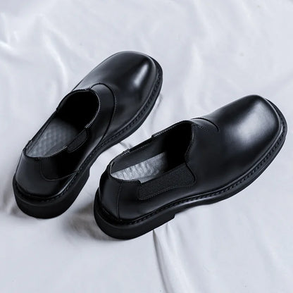 Yoshi™ | Svarta bekväma loafers i läder