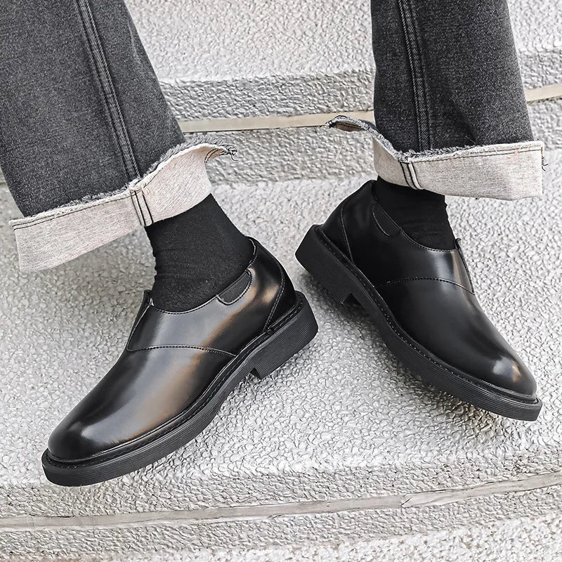 Yoshi™ | Svarta bekväma loafers i läder
