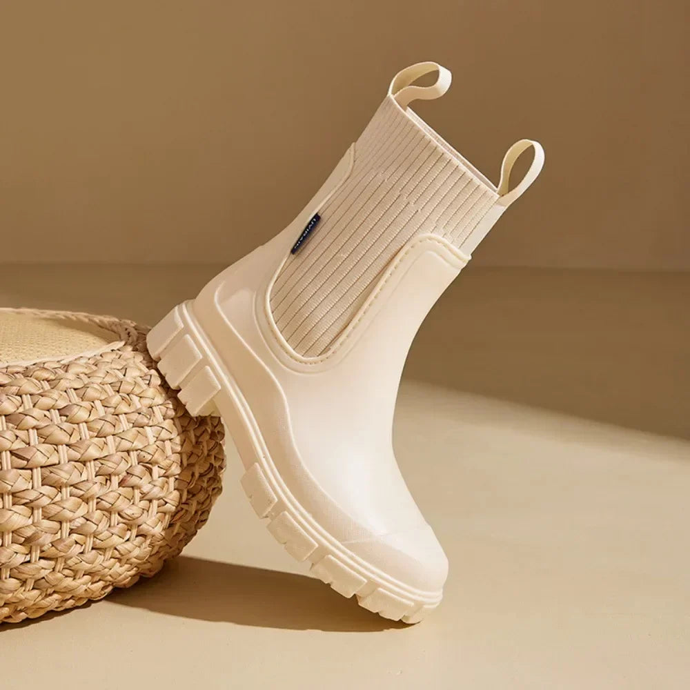 Tina™ Luxe Regn Boots | vattentäta boots i halvhöjd