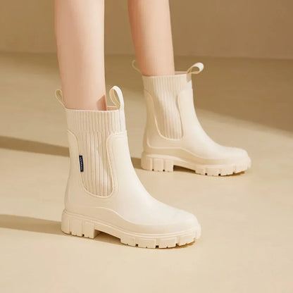 Tina™ Luxe Regn Boots | vattentäta boots i halvhöjd