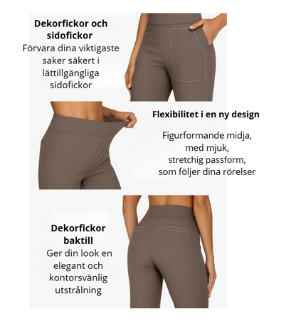 KLARA™ Bekväma stretchbyxor