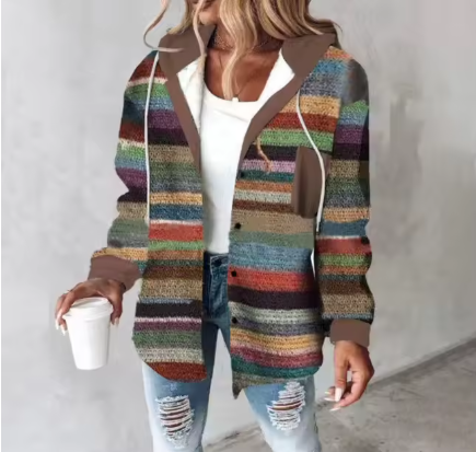 Helga™ - Mjuk och Värmande Jacka för Perfekta Höstdagar