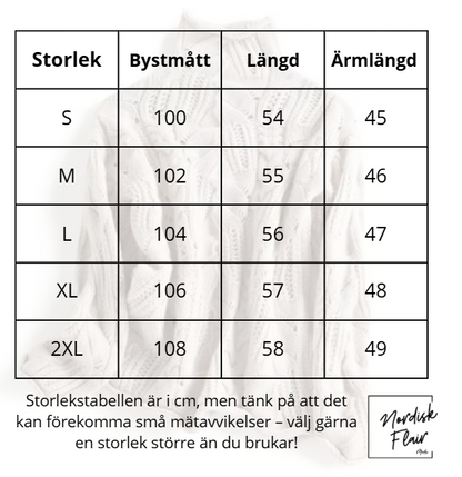 Kensia™ – Mjuk stickad tröja med flätmönster