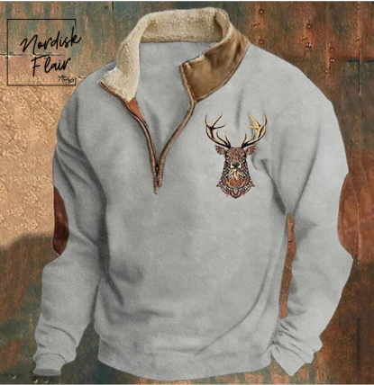 Christos™ | Tröja med hjortdetalj
