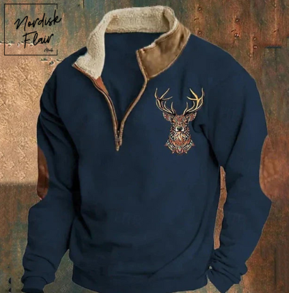 Christos™ | Tröja med hjortdetalj