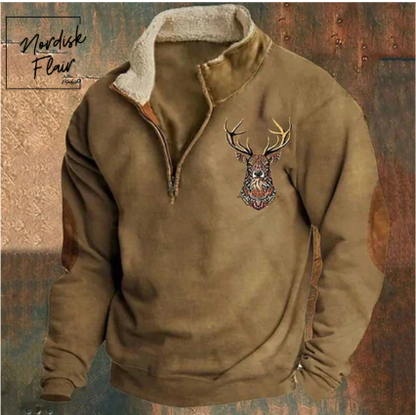 Christos™ | Tröja med hjortdetalj