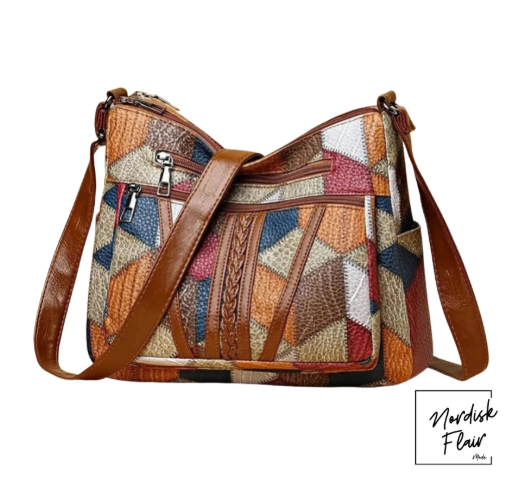 Solara™ | Patchworkväska i PU-läder