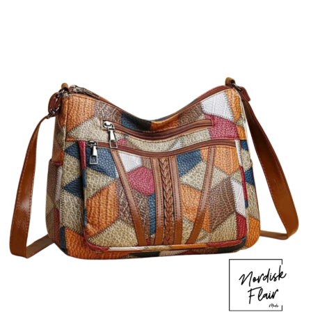 Solara™ | Patchworkväska i PU-läder