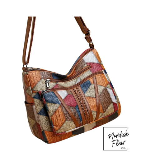 Solara™ | Patchworkväska i PU-läder