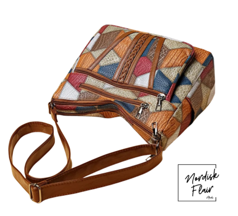 Solara™ | Patchworkväska i PU-läder