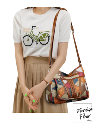 Solara™ | Patchworkväska i PU-läder