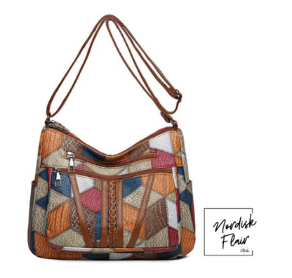 Solara™ | Patchworkväska i PU-läder