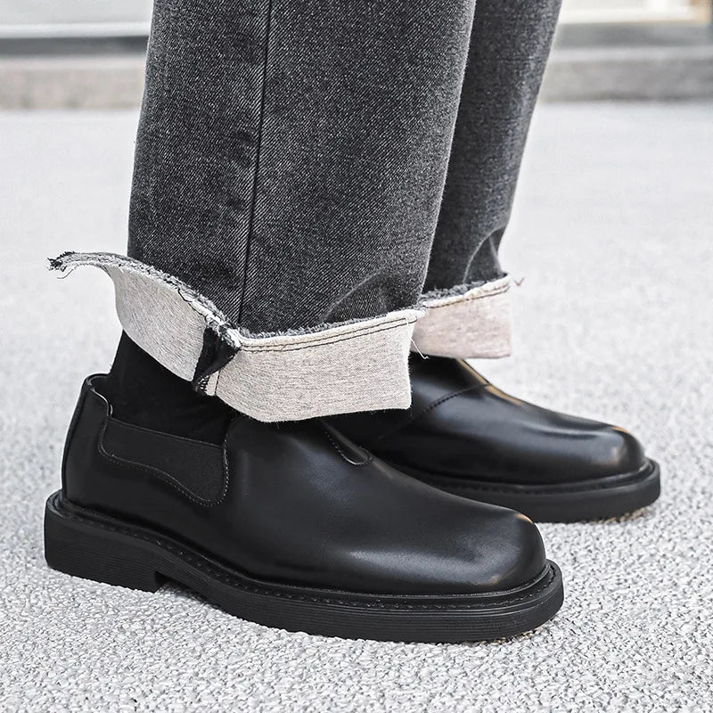 Yoshi™ | Svarta bekväma loafers i läder