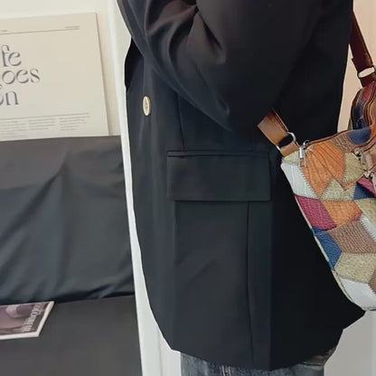 Solara™ | Patchworkväska i PU-läder